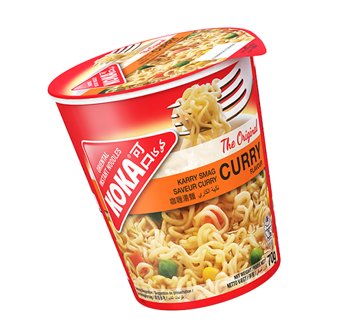Original Curry Instant Noodles - Cup | KOKA Noodles