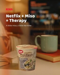 Some evenings call for soft lighting, quiet music, and something warm to slurp.The KOKA Mushroom Miso Oats & Barley Cup brings cosy, better-for-you comfort. It’s baked, never fried, and packed with the kind of taste that just feels right.A little miso, a little me-time.#KOKAMultigrain #MisoGood #NetflixAndSlurp #ComfortInACup #SmartSnacking