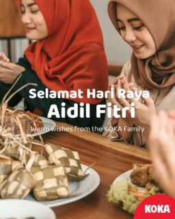 We wish all our Muslim friends Selamat Hari Raya Aidilfitri from everyone at KOKA!
May your family be showered with health and prosperity.🌙✨#KOKANoodles #HariRayaAidilfitri #Raya2026 #SelamatHariRaya #HealthyEats #InstantNoodles