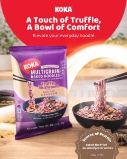 A little truffle goes a long way 🍄Elevate your noodle moment with KOKA Multigrain Truffle Mushroom. Rich in flavour, wholesome multigrain noodles, and baked goodness present in every bowl.#KOKANoodles #TruffleMushroom #BetterNoodles #MultigrainNoodles #BakedNotFried #ComfortInABowl #SGFoodies