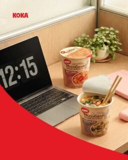 12:15pm and the lunch dilemma hits differently when you've got KOKA Multigrain in your drawer. 🌾 Wholegrain oats and barley, steam-baked not fried, ready before your Slack notifications even calm down. Lunch, done right. No queue, no compromise.#KOKANoodles #Wholesome #HighProtein #SteamBakedNotFried #LunchDoneRight #WFHLunch #OfficeLunch #SGFoodies #MealPrep #QuickAndHealthy #FitFood