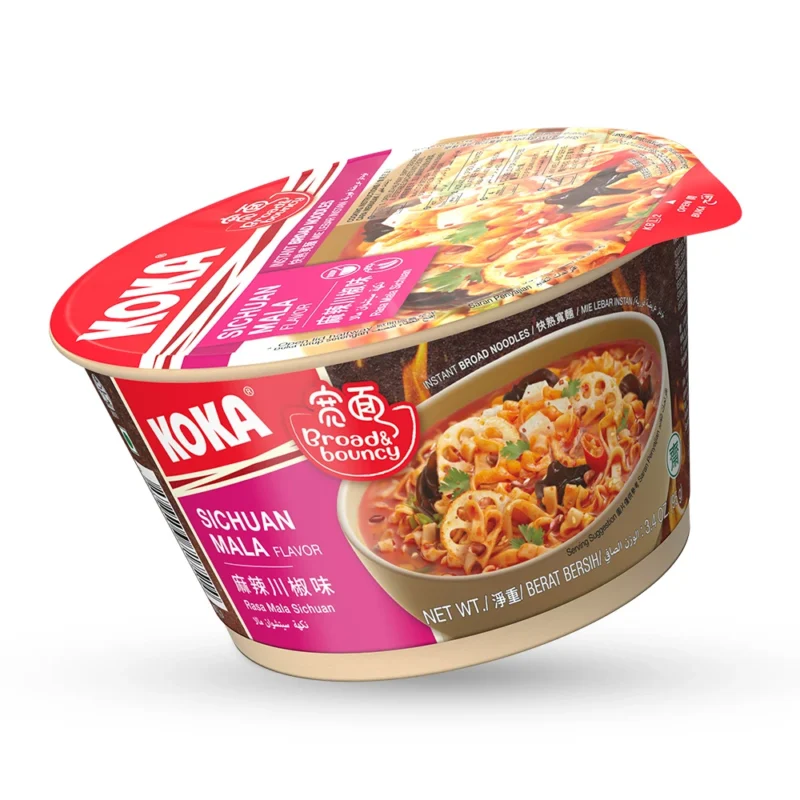 Sichuan Mala Broad Noodles