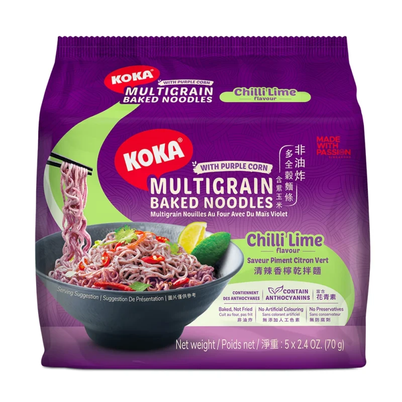 Chilli Lime Purple Corn Noodles - Image 2