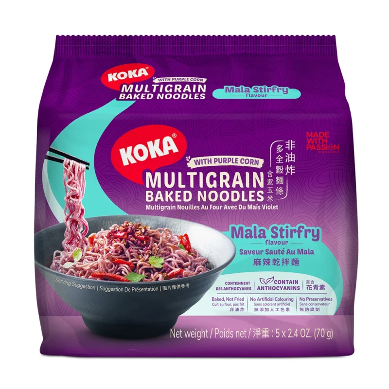 Mala Stirfry Purple Corn Noodles - Image 2